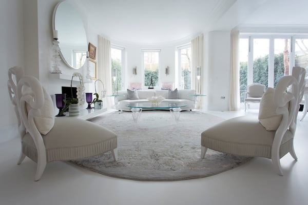 grey oval rug bespoke rug for living room